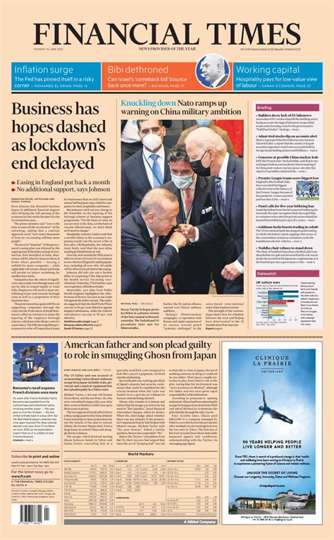 financial times headlines today